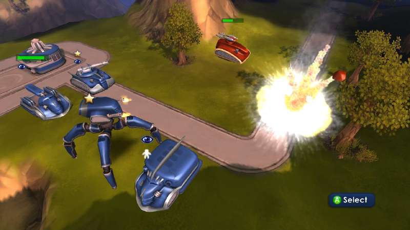 screenshot of commanders game