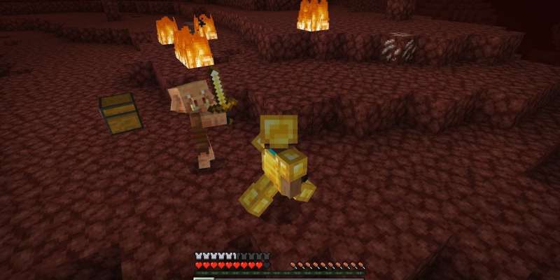 picture of The Nether in minecraft