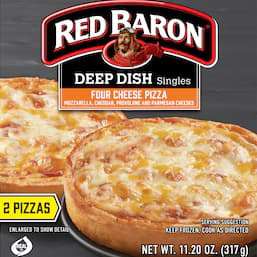 Red Baron pizza box