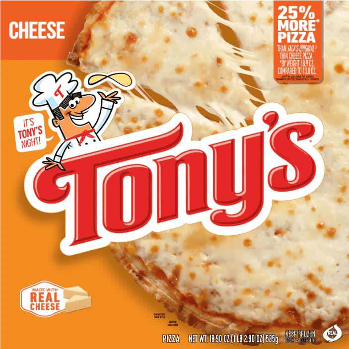 Tony's pizza box art